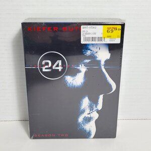 24 Complete Season 2 DVD Seven Disc Set Kiefer Sutherland New Factory Sealed